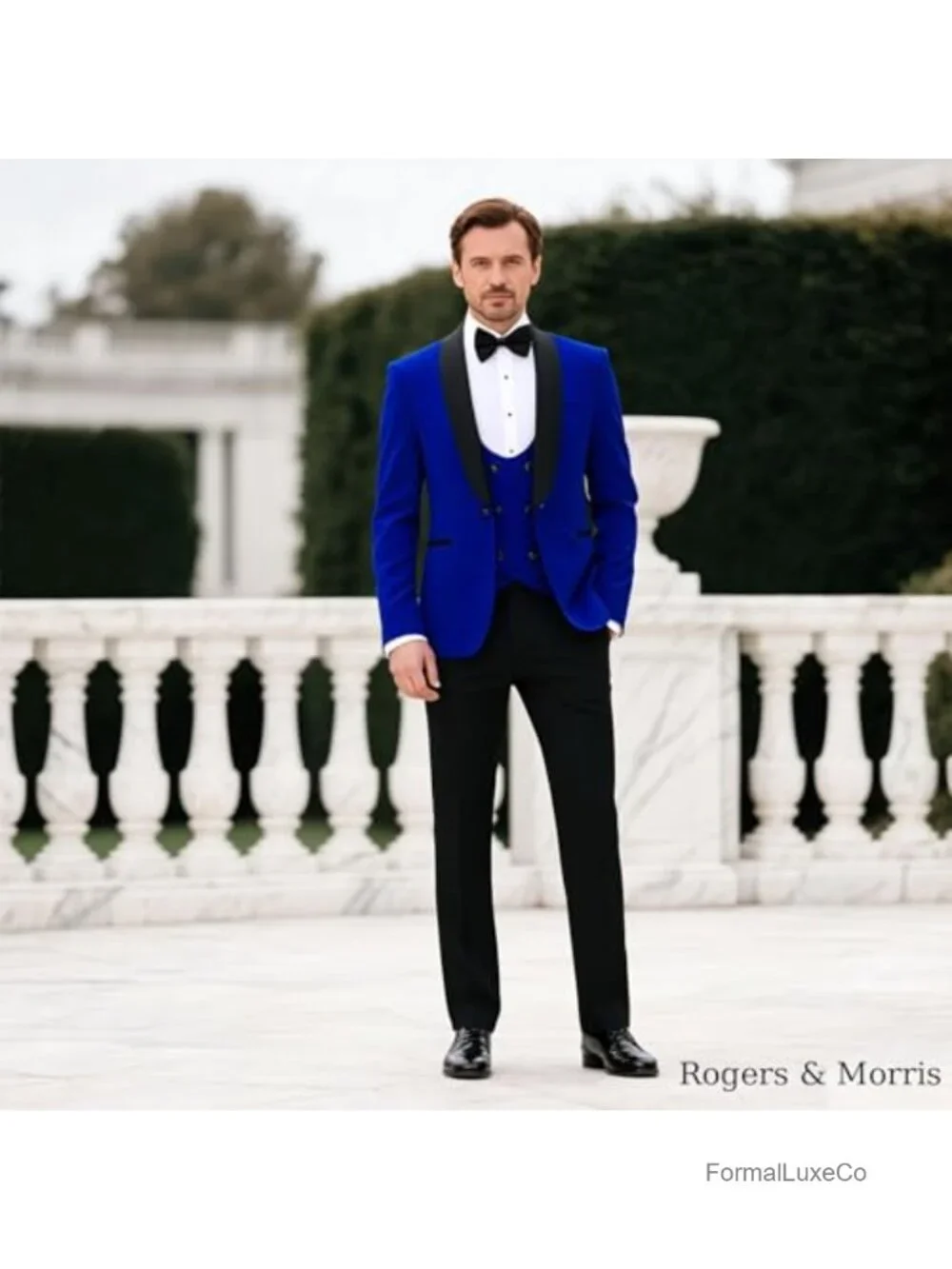 Men's Velvet Shawl Lapel Tuxedo Blazer Slim Fit One Button Evening Suit Jacket